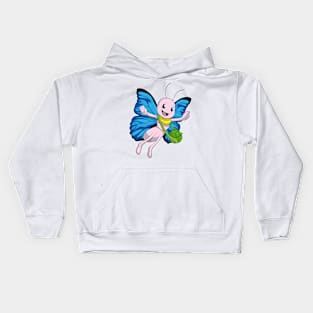 Butterfly with Handbag Kids Hoodie